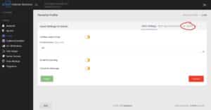 Ciic Email Basic Settings Control Panel